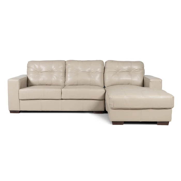 Rinconera Fargo - Cuero Básico - Chaise Derecho - 519 (Beige) en Beige - Sillones y sofás, Uruguay | NYR, vista 2