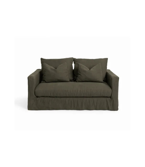 SOFA BISCARROSSE LOVESEAT 130 NEWLIN ECORSE en Marrón - Sillones y sofás, Uruguay | Más Infinito Casa