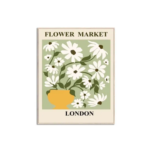 CUADRO 40x50cm MARCO FLOWER MARKET LONDON - Decoración de pared, Uruguay | Koz