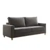 Sillon Sofa 2 Cuerpos En Tela Patas De Madera Living Comedor Gris en Gris - Sillones y sofás, Uruguay | Soy Hogar, vista 2 de 4
