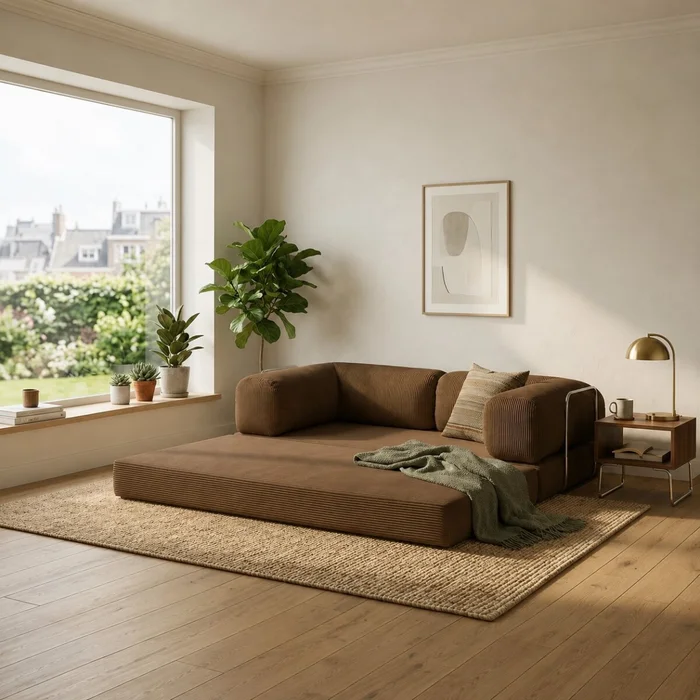 Sillón Cama Teddy - Brown | PREVENTA en Marrón - Sillones y sofás, Uruguay | Samic, vista 2