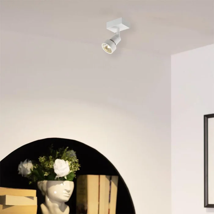 Luminaria Niza Orientable Blanca en Blanco - Lámparas colgantes, Uruguay | Serlux, vista 2