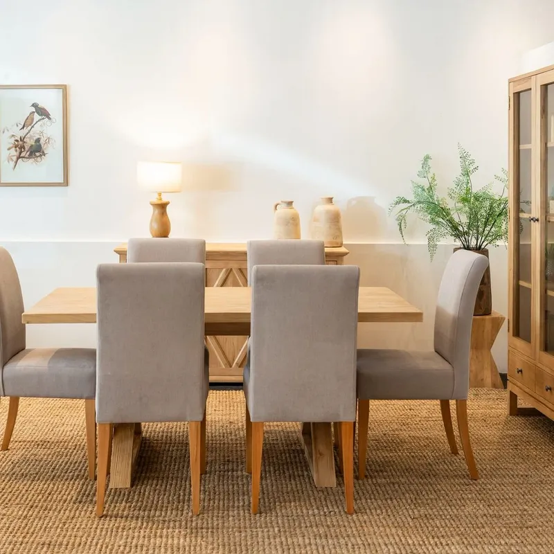 Juego Comedor Paula en Marrón - Mesas de comedor, Uruguay | Marvic