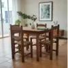 Juego Comedor 4 sillas Madera Maciza New Brasil - Mesas de comedor, Uruguay | Que Sal Muebleria, vista 4 de 4