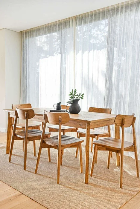 MESA COMEDOR NORDICA EXTENSIBLE - 1.80 A 2.30 MTS en Madera natural - Mesas de comedor, Uruguay | La Iberica, vista 8