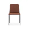 Silla en tela color Terracota, patas en Metal en Rojo - Sillas, Uruguay | Champagne Home, vista 1 de 4