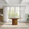MESA DE COMEDOR VENTAGLIO MARRÓN CIRCULAR - Mesas de comedor, Uruguay | Viasono, vista 1 de 5