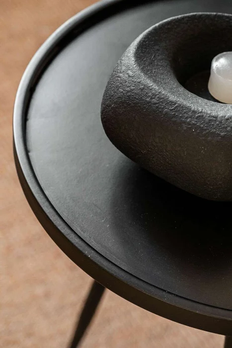 MESA AUXILIAR - METAL BLACK en Negro - Mesas de living, Uruguay | La Iberica, vista 3