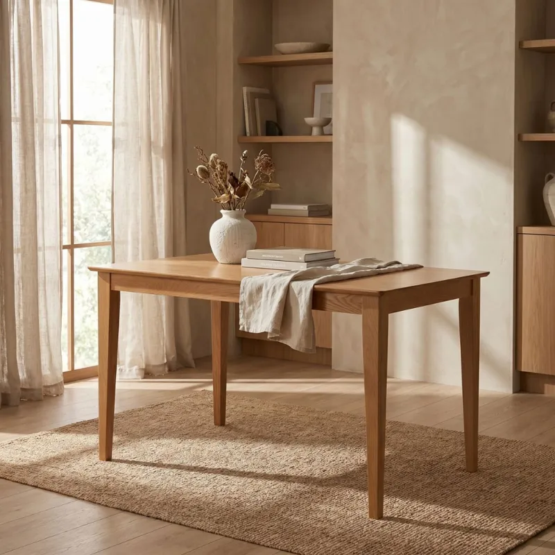 Mesa de Comedor Olmo - 120 - Honey en Marrón - Mesas de comedor, Uruguay | NYR