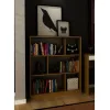 Biblioteca c/ reparticiones 93x108x30 Nogal - Living, Uruguay | Que Sal Muebleria, vista 4 de 7