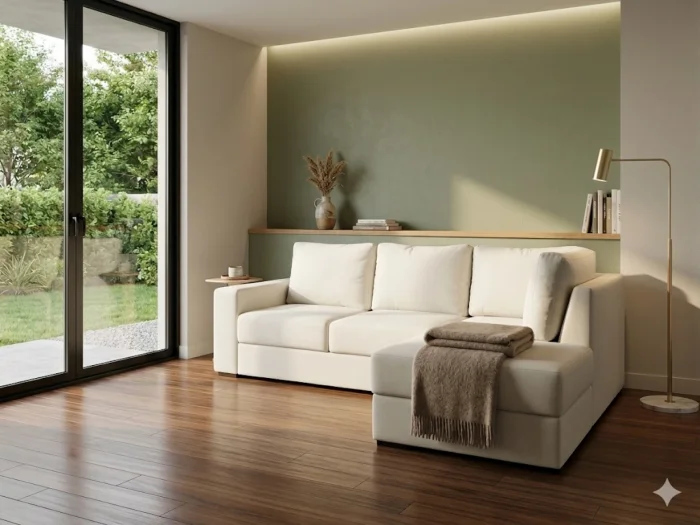 Sofá Esquinero 2.45 x 1.80m | Amplio, Elegante y Versátil | Ideal para Optimizar Espacios — Urumobil - Sillones y sofás, Uruguay | Urumobil, vista 2
