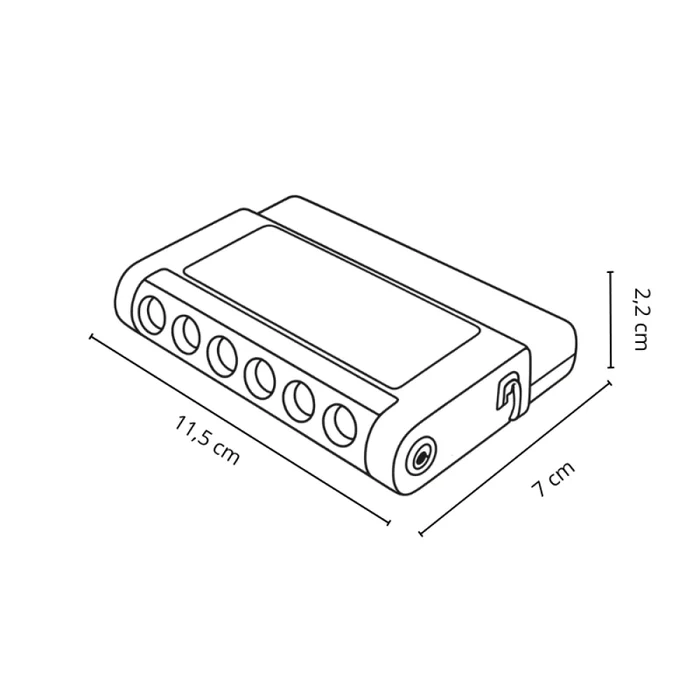 Spot Lineal Ajustable Magnético G2 6W 2700K Blanco en Negro - Lámparas colgantes, Uruguay | Serlux, vista 6