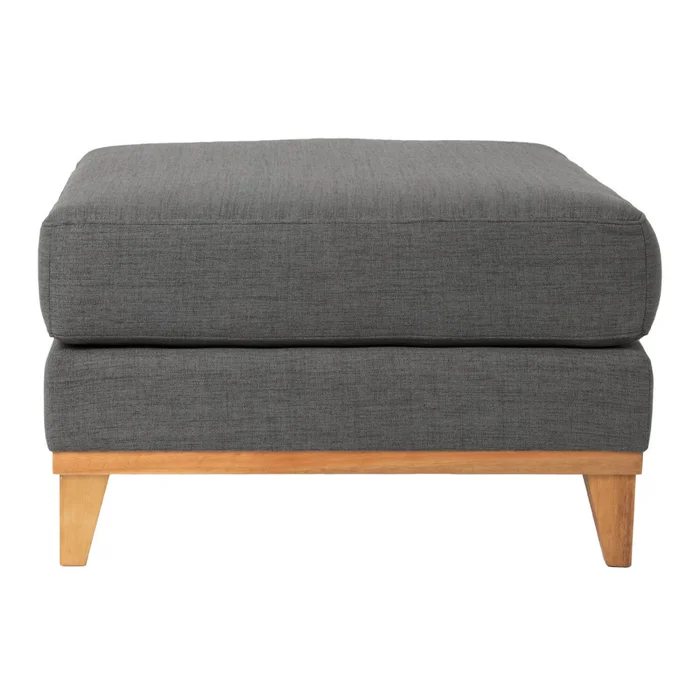 Puff Easy Clean Tela Gris Luxor Premium Gris Osc en Gris - Sillones y sofás, Uruguay | Divino, vista 3