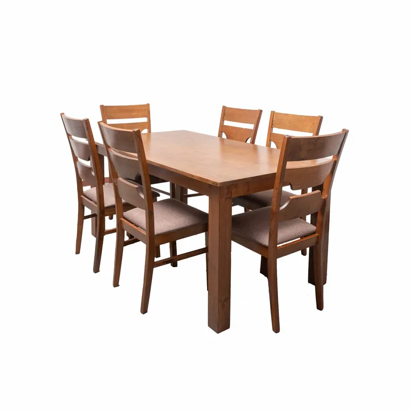 JUEGO DE COMEDOR 6 SILLAS HV MALTA - Mesas de comedor, Uruguay | Alfa Ventas