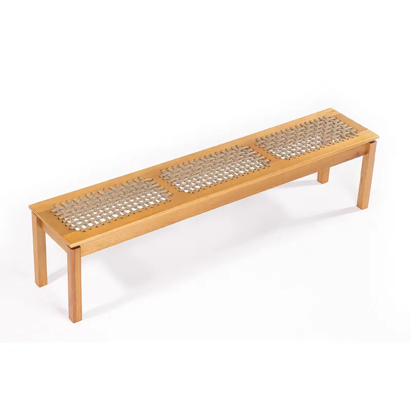 BANCO TRACO CUERDA RAMI 140x37x43CM JATOBA - Muebles para el exterior, Uruguay | Vinibel