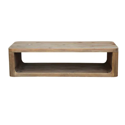 Mesa Ratona Madera Natural-beige Romero Natural en Madera natural - Mesas de living, Uruguay | Divino