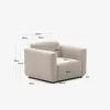Butaca modular Neom - beige en Beige - Butacas, banquetas y puffs, Uruguay | Kavehome, vista 6 de 6