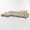 Sofá con chaise DUNA TELA BEIGE IZQUIERDO - Sillones y sofás, Uruguay | Viasono, vista 2 de 5