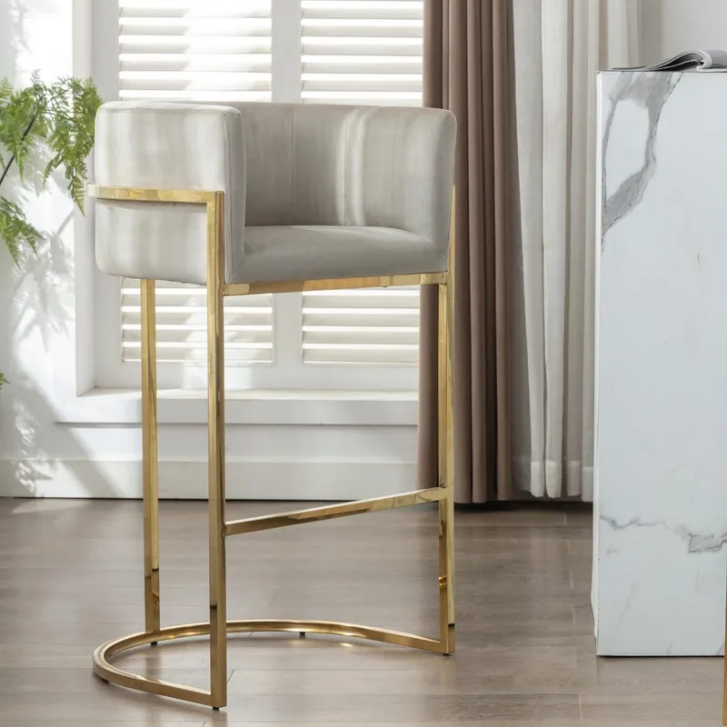 BANQUETA SCARLET SHOCK BAR BEIGE - Butacas, banquetas y puffs, Uruguay | Viasono
