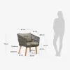 Set Inti de sofá 2 plazas y 2 butacas de cuerda verde FSC 100% en Verde - Sillones y sofás, Uruguay | Kavehome, vista 8 de 8