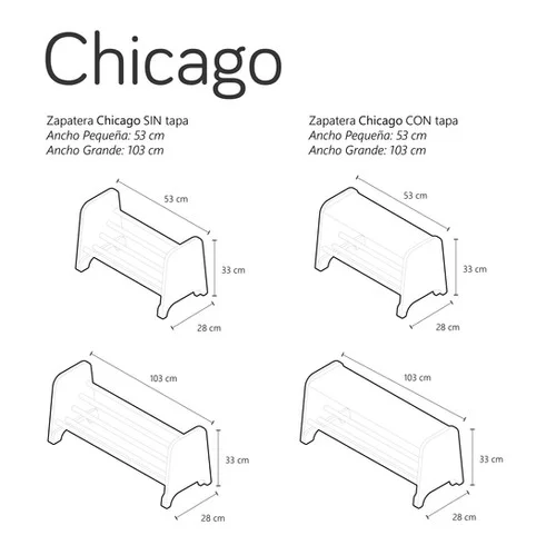 Zapatera Chicago en Madera natural - Aparadores y recibidores, Uruguay | Benteveo, vista 6