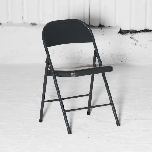 Silla Chapa Plegable en Gris - Sillas, Uruguay | De Arcos