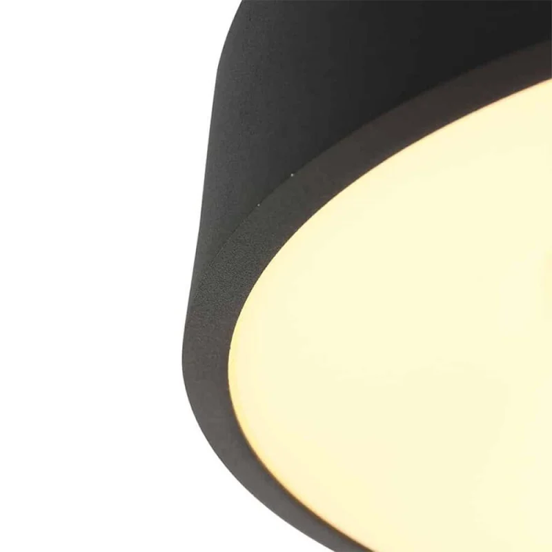Plafon LED Redondo Philadelphia 17W 30cm Negro en Negro - Lámparas colgantes, Uruguay | Serlux, vista 6