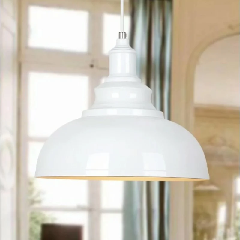 Luminaria Colgante Vintage Blanca ø 30 cm en Blanco - Lámparas colgantes, Uruguay | Serlux, vista 6