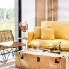 SILLON JOAQUINA - LINO ANTIMANCHAS MAIZ en Amarillo - Sillones y sofás, Uruguay | La Iberica, vista 6 de 12