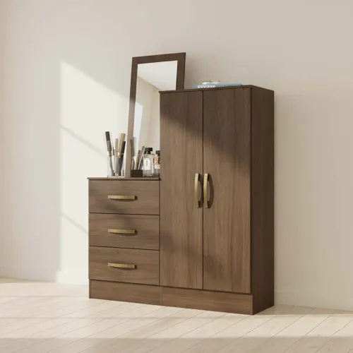 Comoda Cajonera Mdp Marron B700 en Marrón - Cómodas, Uruguay | Divino