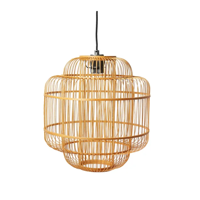 LÁMPARA TECHO SAMUI en Madera natural - Lámparas colgantes, Uruguay | HomeTouch