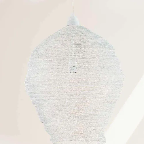 LAMPARA DE TECHO NINA WHITE - 45 X 60 CMS en Blanco - Lámparas colgantes, Uruguay | La Iberica