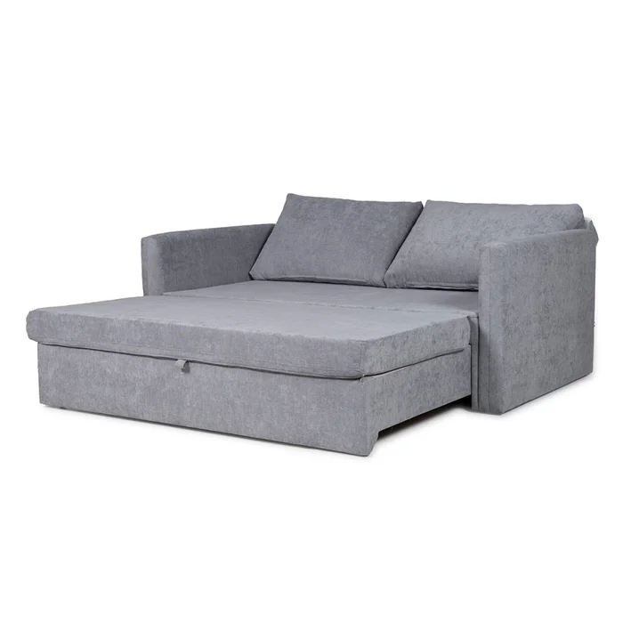 Sofá Cama Poliana - Tela Microfibra - Cora 06-153 (Grafito) en Gris - Sillones y sofás, Uruguay | NYR, vista 3