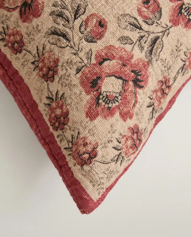 FUNDA COJÍN FLORES - Textiles, Uruguay | Zara Home, vista 3