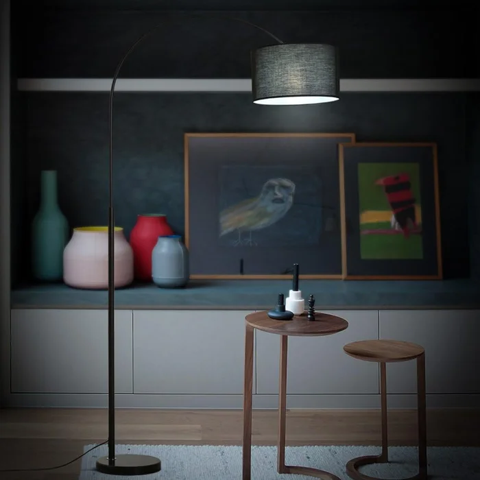 LUMINARIA DIETER en Negro - Lámparas de pie, Uruguay | Berlina Store, vista 6