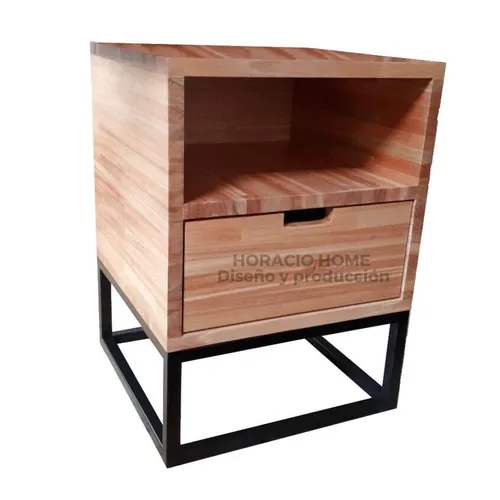 Mesa de luz con cajón inferior - Mesas de luz, Uruguay | Horacio Home