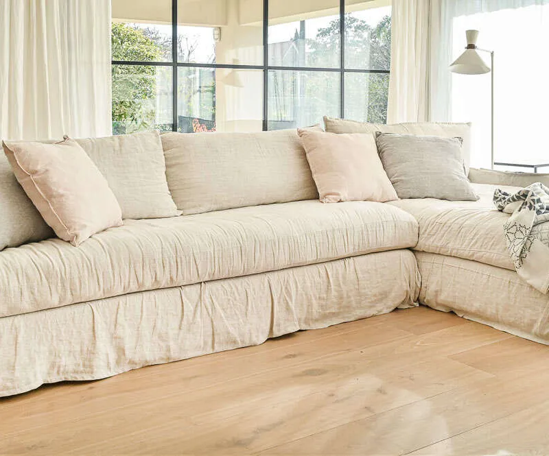 SILLON ALMA RINCONERO XXL - LINO CRUDO en Off-white - Sillones y sofás, Uruguay | La Iberica