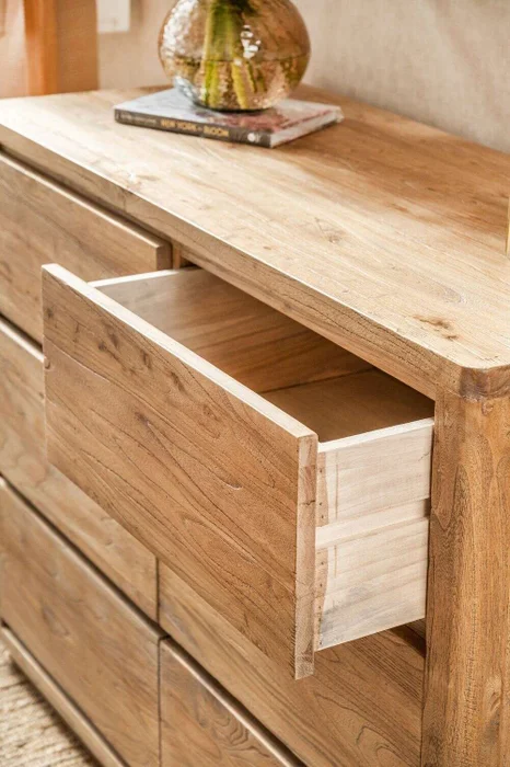 COMODA LUNA - OLMO MACIZO en Madera natural - Cómodas, Uruguay | La Iberica, vista 8