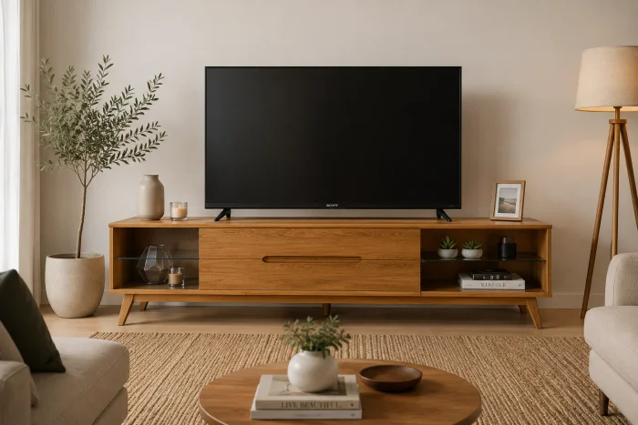 Rack Limit en Madera natural - Muebles para TV, Uruguay | Deluxe Home