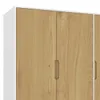 Ropero Armario de 3 Puertas, Perchero y 4 Cajones en MDP - Madera - Línea Melilla - Blanco en Blanco - Roperos y placares, Uruguay | Mulata, vista 7 de 9