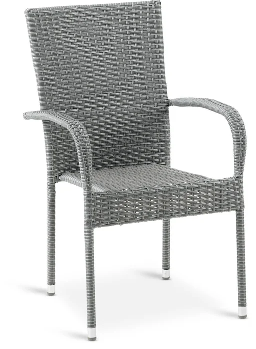 Silla apilable GUDHJEM gris en Gris - Muebles para el exterior, Uruguay | JYSK