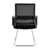 Silla De Visita Malla Negro Collins en Negro - Escritorios y sillas de escritorio, Uruguay | Divino, vista 4 de 4