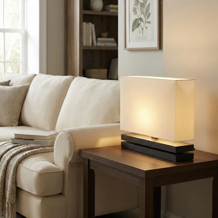 Lámpara de Mesa Zenith Horizon en Blanco - Lámparas de mesa, Uruguay | La Perla, vista 3
