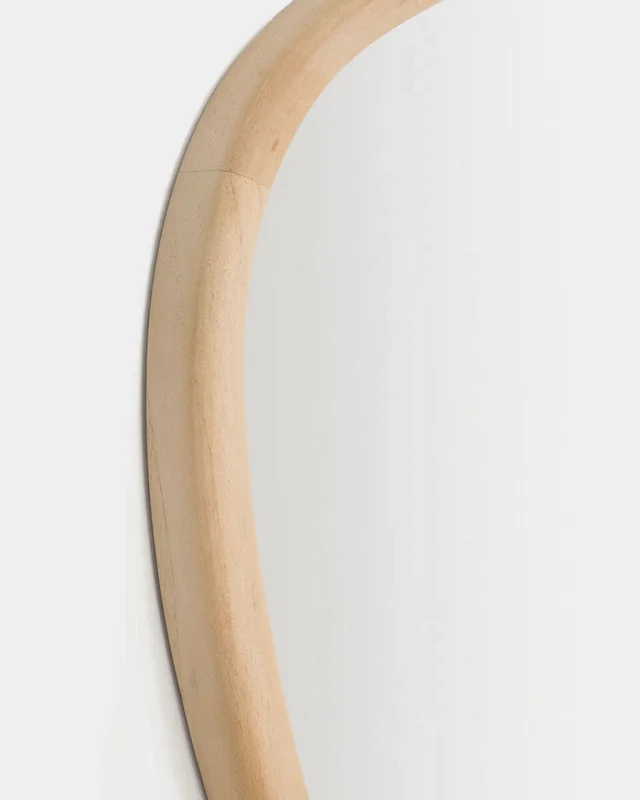 Espejo Alura de madera de teca FSC 100% 45,5 x 47 cm en Madera natural - Espejos, Uruguay | Kavehome, vista 3