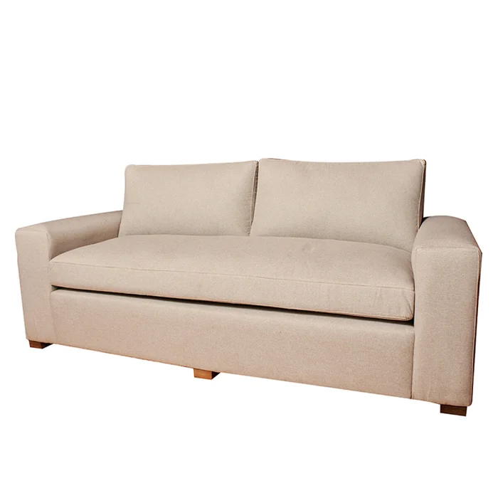 Sillón recto entero 3 cuerpos — Serra Amoblamientos en Beige - Sillones y sofás, Uruguay | Serra Amoblamientos, vista 2