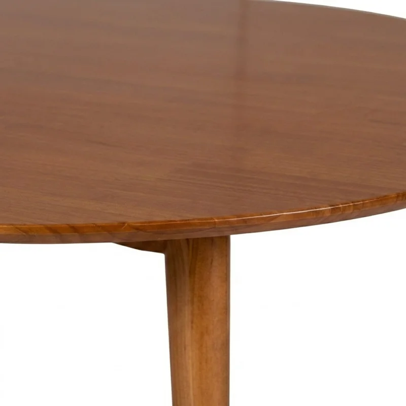 Mesa de Comedor Olmo - Redonda - 115 - Honey en Marrón - Mesas de comedor, Uruguay | Nyr, vista 5