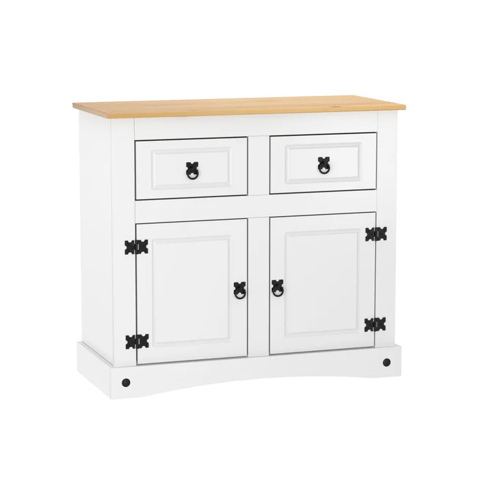 Cristalero Blanco 4 Puertas 2 Cajones Linea Mexicana en Blanco - Muebles, Uruguay | Soy Hogar, vista 2