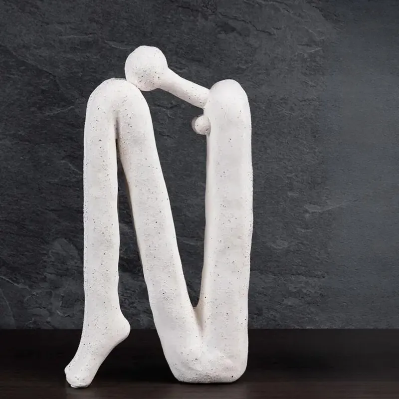ESCULTURA SERPENTINE Blanco en Blanco - Decoración, Uruguay | Viasono