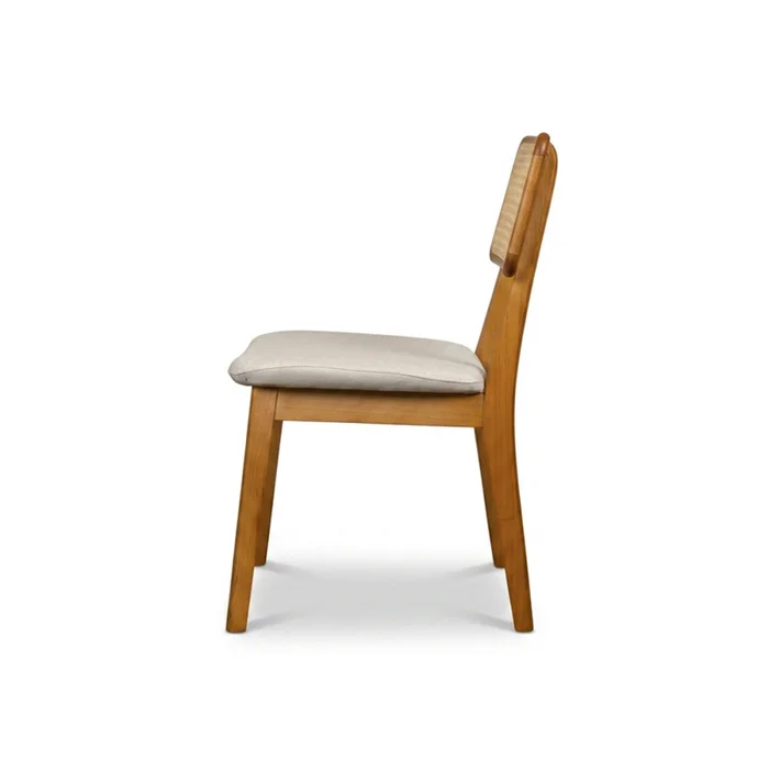 Silla Classic con tejido - Tela Rústica - Crudo en Beige - Butacas, banquetas y puffs, Uruguay | NYR, vista 3