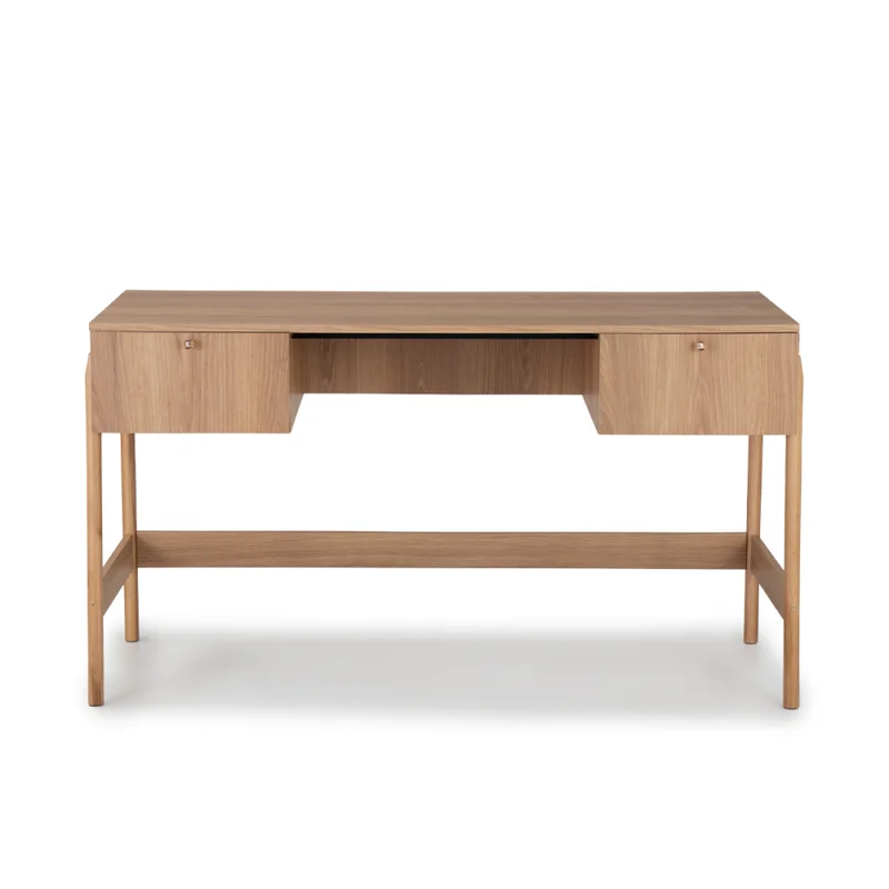 Escritorio Oslo Liso - Natural en Marrón - Escritorios y sillas de escritorio, Uruguay | NYR, vista 3